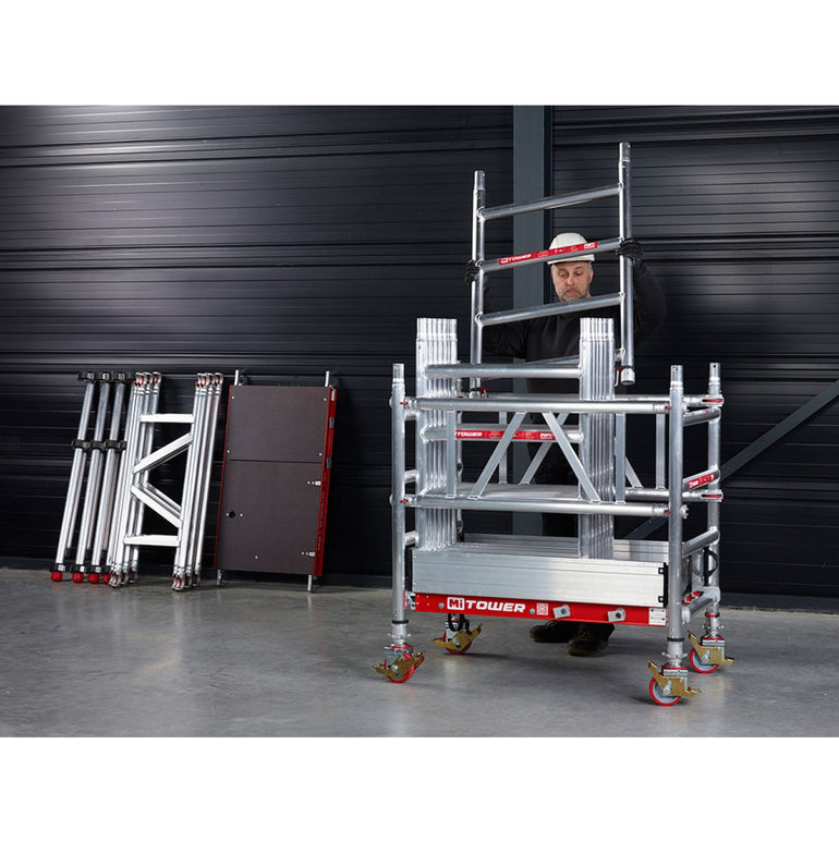 MiTower 4m Platform Hire - One Person Quick Build Tower