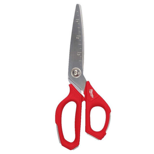 Milwaukee Trade Jobsite Straight Scissors - Heavy Duty Trade Scissors Heavy Duty