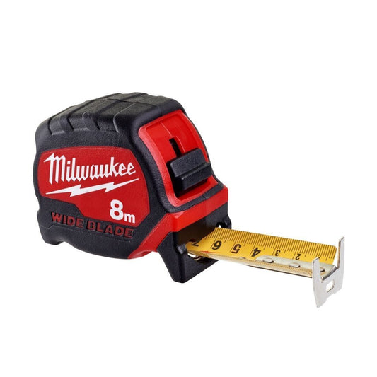Milwaukee 4932471816 8m Measuring Tape - Red
