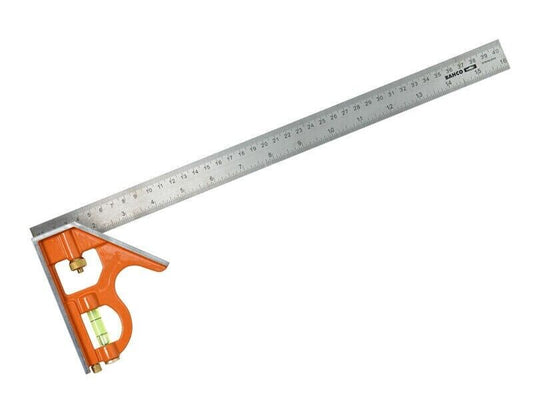 Bahco CSPACK Combination Square 3 Pack 150mm 300mm 400mm Steel Rule Ruler