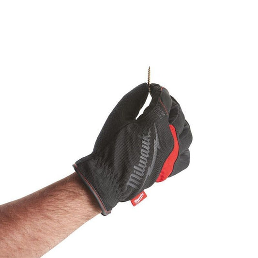 Milwaukee Flexible Lightweight Work Gloves (M) Reinforced Thumb Breathable Back