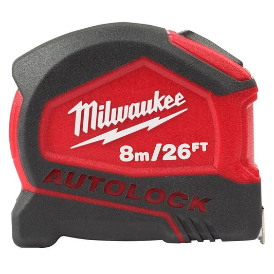 Milwaukee 4932464666 8m/26ft Autolock Tape Measure Metric