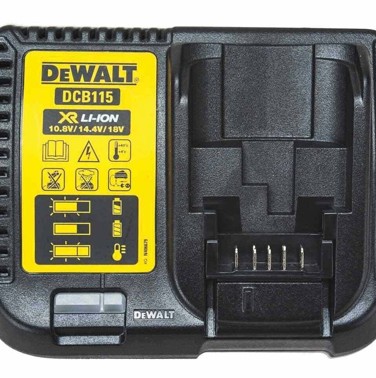 DeWalt DCB115 XR Multi Voltage Li-Ion Battery Charger 10.8v 18v Fast New DCB105