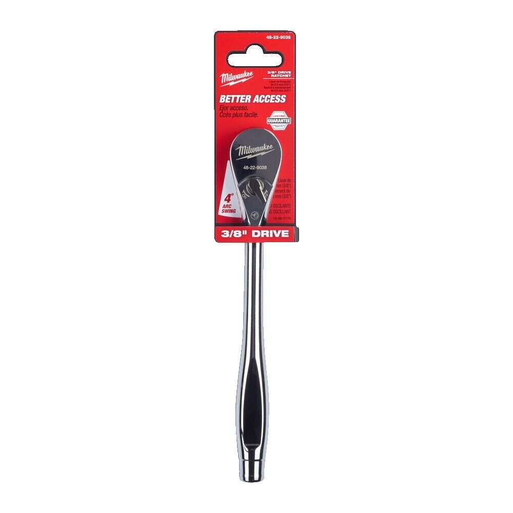 MILWAUKEE 3/8" DRIVE RATCHET - 3/8" RATCHET - 48229038