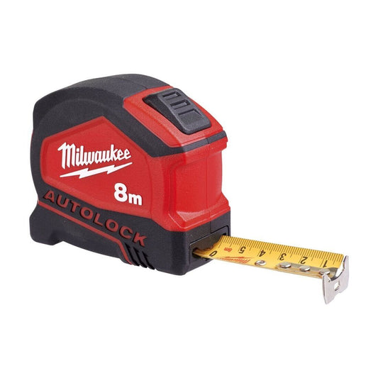 Milwaukee 4932464664 5m Autolock Tape Measure Metric Only 25mm Blade Width