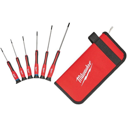 Milwaukee Precision Screwdriver Set 6pc Phillips Slotted Laptop Watch Mobile