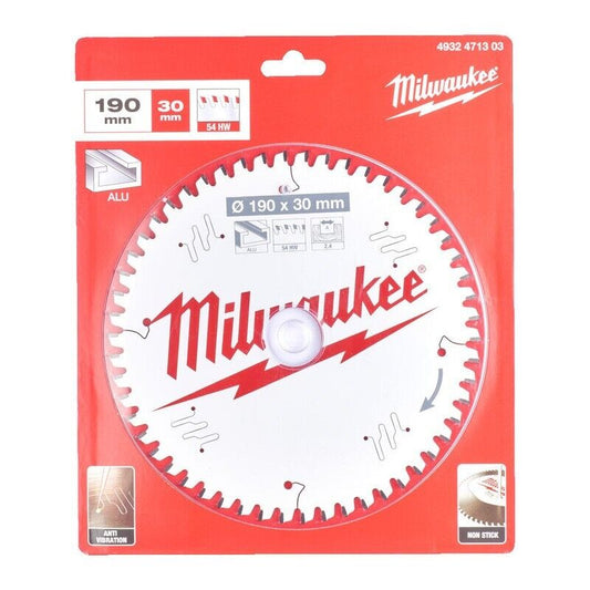Milwaukee 4932471303 190 x 30 x 2.4 x 54T Circular Saw Blade