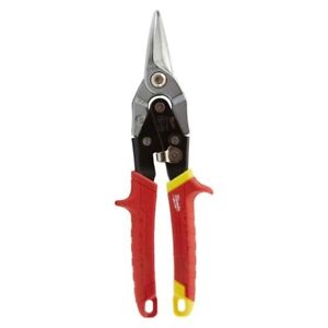 Milwaukee 48224530 Metal Aviation Snips Straight Cut 10in 260mm XMS22AVSNIPS