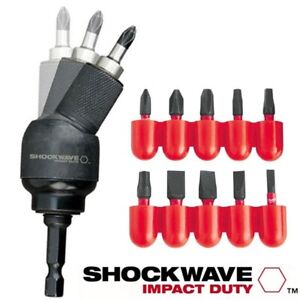 Milwaukee 4932459781 Shockwave Impact Duty Knuckle Offset Attachment 11pc