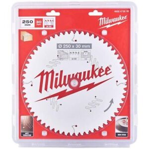 Genuine Milwaukee 4932472016 Wood Cutting Circular Saw Blades 250mm x 30mm 60T