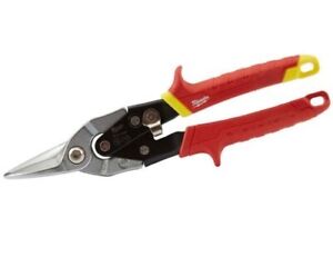 Milwaukee 48224530 Metal Aviation Snips Straight Cut 10in 260mm XMS22AVSNIPS