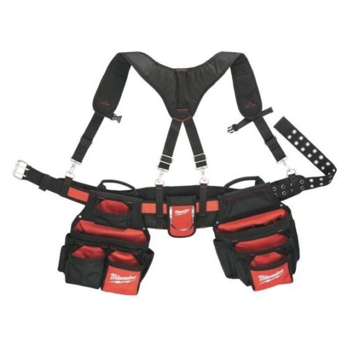 Milwaukee 48228120 Contractor Work Belt Rig 24 Pocket