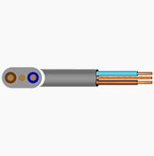 H6242Y 6mm² PVC Twin and Earth Cable Grey (100m Drum) - Electrical Cable