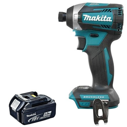 Makita DTD154Z 18V Brushless Impact Driver With 1 x 5.0Ah Battery