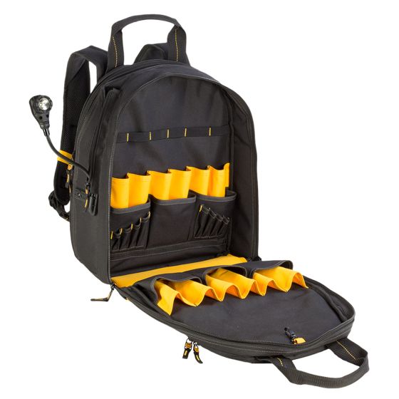 DEWALT DGCL33 LIGHTED USB CHARGING TOOL BACKPACK