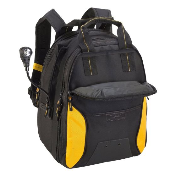 DEWALT DGCL33 LIGHTED USB CHARGING TOOL BACKPACK