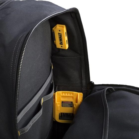 DEWALT DGCL33 LIGHTED USB CHARGING TOOL BACKPACK