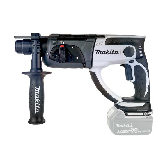 MAKITA DHR202ZWJ 18V LXT SDS+ PLUS ROTARY HAMMER 20MM WHITE BODY ONLY IN CARRY CASE