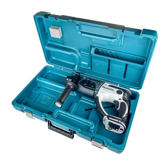 MAKITA DHR202ZWJ 18V LXT SDS+ PLUS ROTARY HAMMER 20MM WHITE BODY ONLY IN CARRY CASE