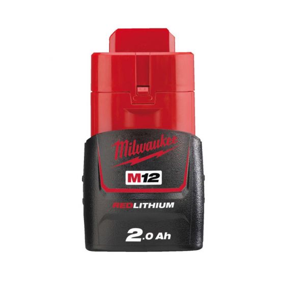 MILWAUKEE M12 B2 12V 2.0AH LI-ION BATTERY TWIN PACK