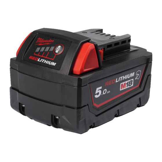 MILWAUKEE M18 B5-CR 18V CHEMICAL RESISTANCE REDLITHIUM 5.0AH LI-ION BATTERY