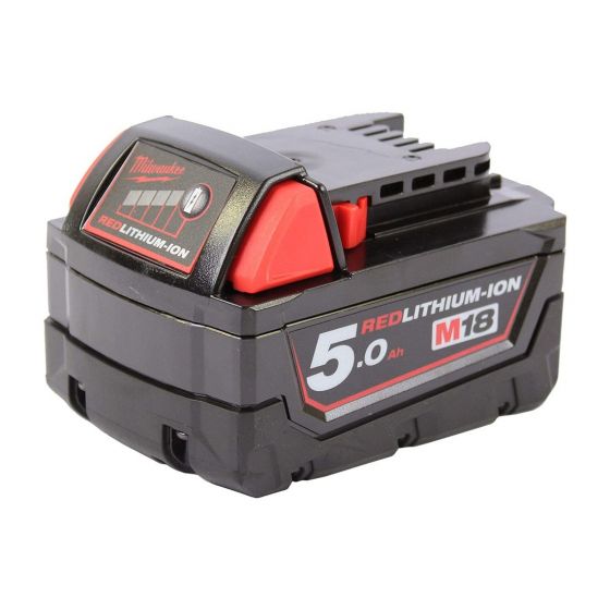 MILWAUKEE M18 B5 18V REDLITHIUM 5.0AH LI-ION BATTERY