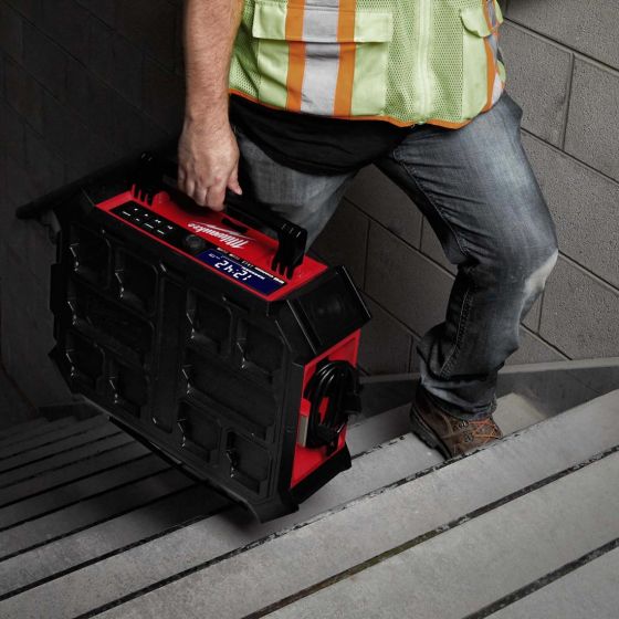 MILWAUKEE M18 PRCDAB+0 18V PACKOUT RADIO & CHARGER BODY ONLY